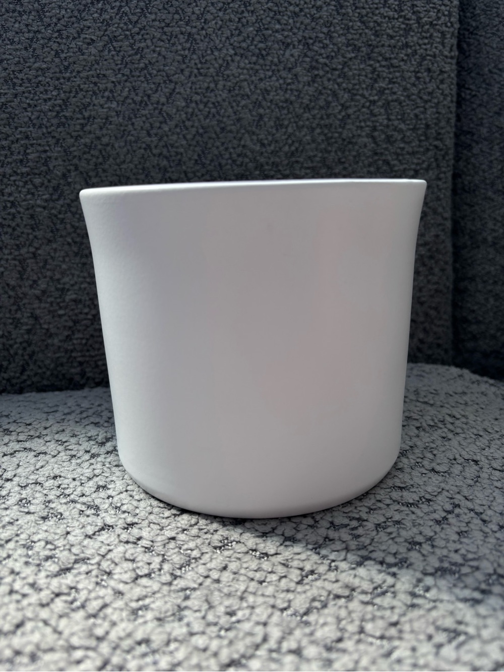 Minimalist White Ceramic Planter